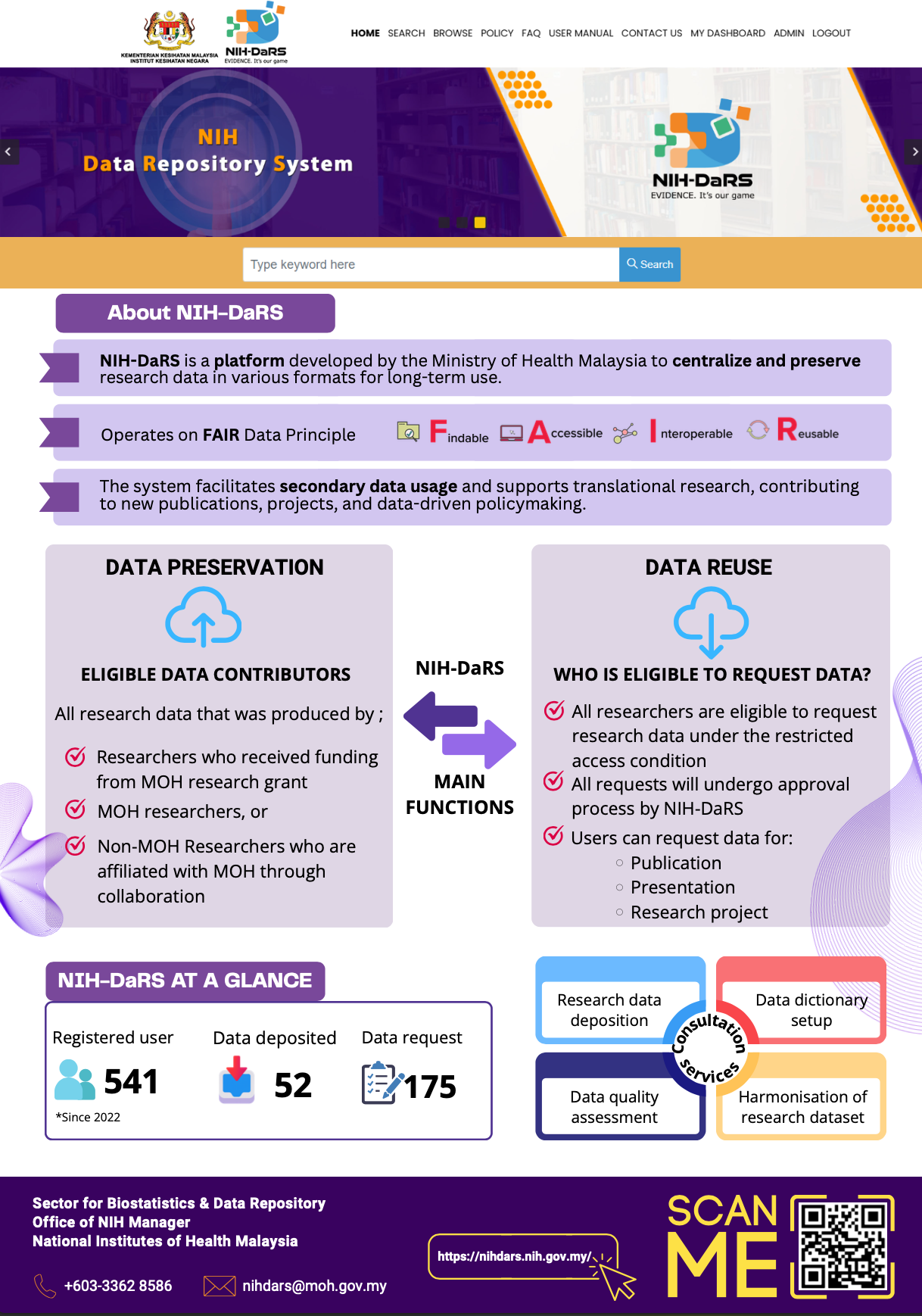 Data Repository NIH-DaRS